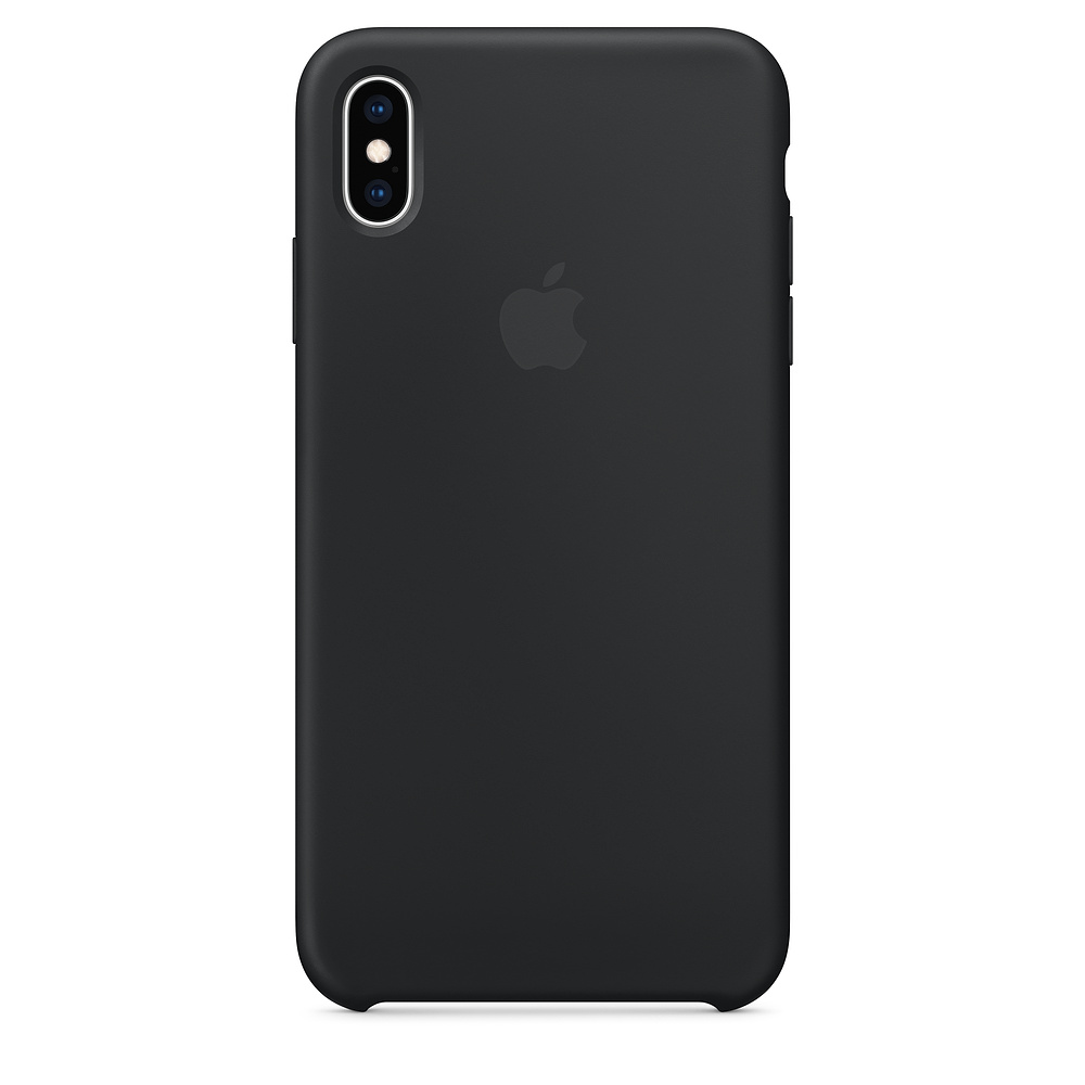 Apple iPhone XS Max Silicone Case Black