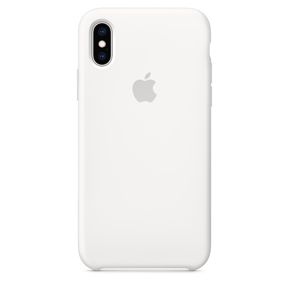 Apple iPhone XS Silicone Case White