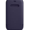 Apple iPhone 12 /12 Pro Leather Sleeve with MagSafe Deep Violet фото 1