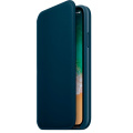 Apple iPhone X Leather Folio Cosmos Blue фото 3