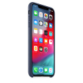 Apple iPhone XS Max Leather Case Midnight Blue фото 2