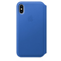 Apple iPhone X Leather Folio Electric Blue фото 1