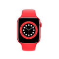 Apple Watch Series 6 44mm Red Aluminium Case with Red Sport Band A2292 фото 1