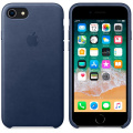 Apple Leather Case для iPhone 8/7 Midnight Blue фото 2