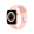 Apple Watch Series 6 44mm Aluminium Case with Pink Sand Sport Band Gold A2292 фото 3