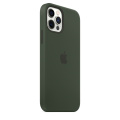 Apple iPhone 12/12 Pro Silicone Case with MagSafe Cypress Green (2020) фото 2