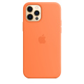 Apple iPhone 12/12 Pro Silicone Case with MagSafe Kumquat фото 1