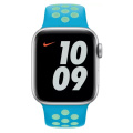 Apple Nike Sport Band Chlorine Blue/Green Glow 44мм фото 3