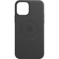 Apple iPhone 12/12 Pro Leather Case with MagSafe Black фото 1
