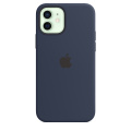 Apple iPhone 12/12 Pro Silicone Case with MagSafe Deep Navy фото 1