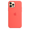 Apple iPhone 12/12 Pro Silicone Case with MagSafe Pink Citrus (2020) фото 1