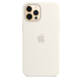 Apple iPhone 12/12 Pro Silicone Case with MagSafe White (2020) фото 1