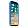 Apple iPhone X Leather Case Electric Blue фото 2