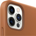 Apple iPhone 12 Pro Max Leather Case with MagSafe Saddle Brown фото 3