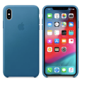 Apple Leather Case для iPhone XS Max Cape Cod Blue фото 2