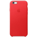 Apple iPhone 6/6s Leather Case Red фото 1