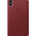 Apple Leather Folio для iPhone XS Max Red фото 1