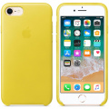 Apple iPhone 8/7 Leather Case Spring Yellow фото 3