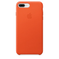 Apple iPhone 8 Plus/7 Plus Leather Case Bright Orange фото 1