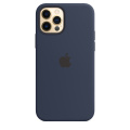 Apple iPhone 12/12 Pro Silicone Case with MagSafe Deep Navy (2020) фото 1