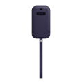 Apple iPhone 12 mini Leather Sleeve with MagSafe Deep Violet фото 1