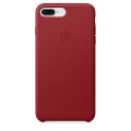 Apple Leather Case для iPhone 8/7 Plus Red фото 1