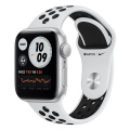 Apple Watch Nike SE 44mm Silver with Pure Platinum/Black Nike Sport Band A2352 фото 2