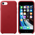 Apple iPhone SE Leather Case Red фото 4