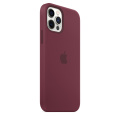 Apple iPhone 12/12 Pro Silicone Case with MagSafe Plum фото 2