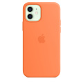 Apple iPhone 12/12 Pro Silicone Case with MagSafe Kumquat (2020) фото 1
