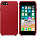 Apple Leather Case для iPhone 8/7 Red фото 2