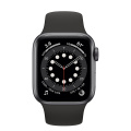 Apple Watch Series 6 40mm Space Gray with Black Sport Band A2291 фото 1