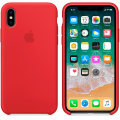 Apple iPhone X Silicone Case Red фото 2